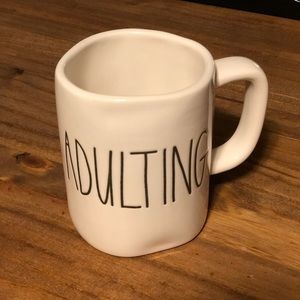 NEW Rae Dunn ADULTING Mug